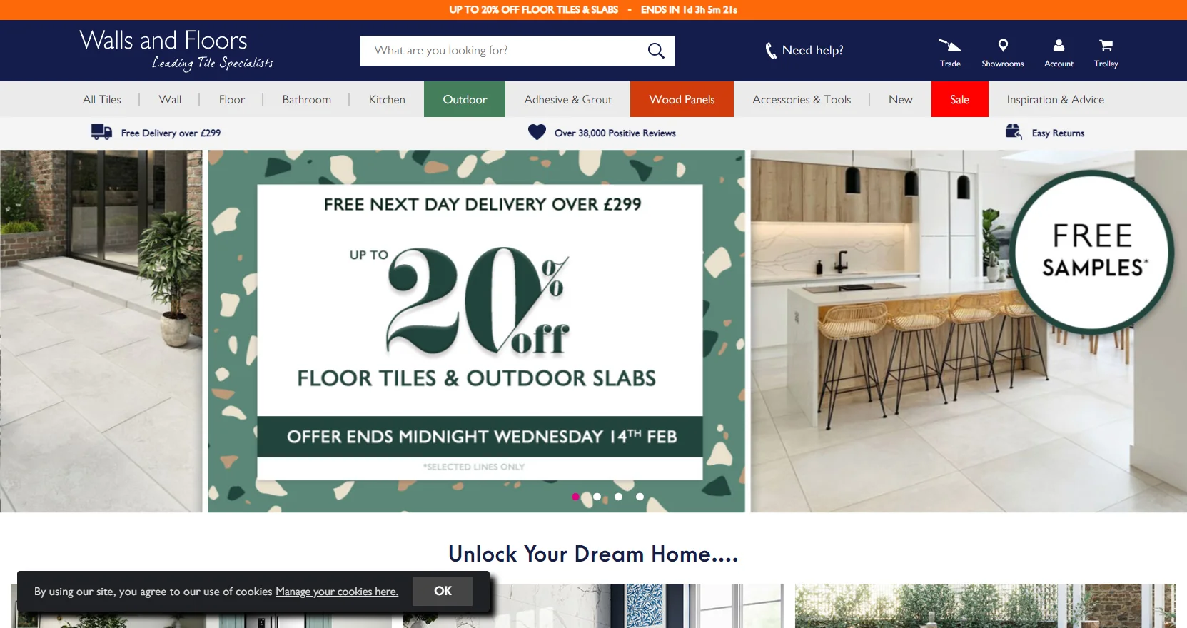 Walls and Floors website homepage